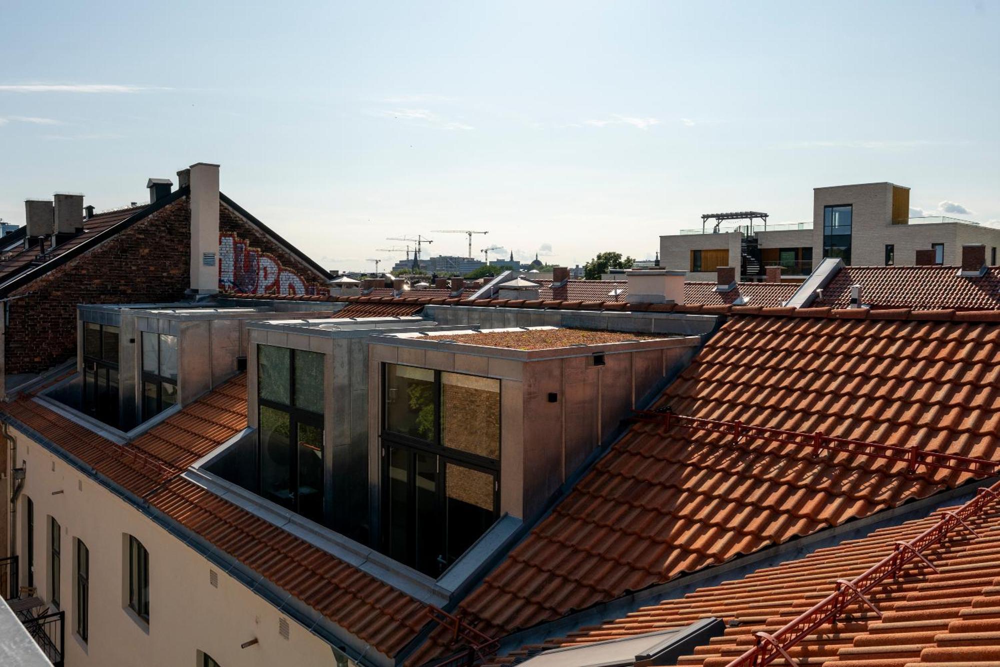 Dinbnb Gruenerlokka I Penthouse With Private Rooftop I 2 Bedrooms & 2 Bathrooms Apartment Oslo